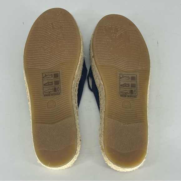 SOLUDOS NEW DAY AND NIGHT ESPADRILLE MULE SNEAKER ESPADRILLES MIDNIGHT CANVAS - Picture 5 of 7
